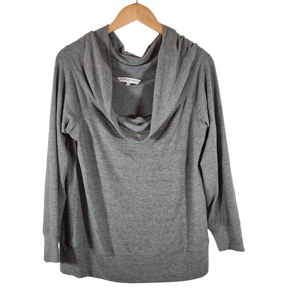 Cupcakes and Cashmere Brooklyn Off Shoulder Top‎ Long Sleeve Gray Size Large - Picture 5 of 11
